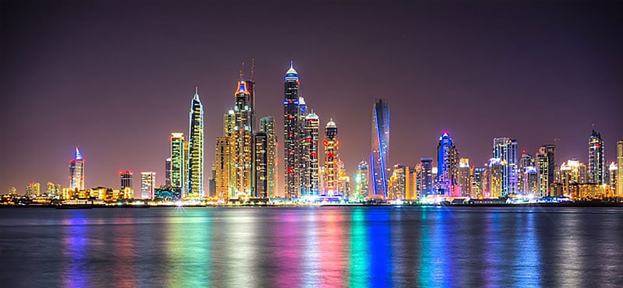 Дубай панорама